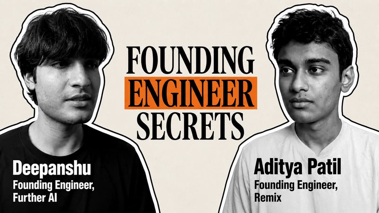 AI Workflows, Startups, and Hypergrowth with Deepanshu, Founding Engineer at Further AI (YC, a16z)